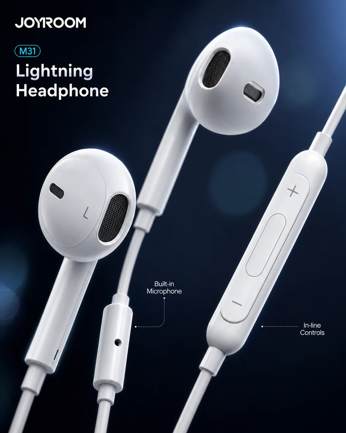 JOYROOM Lightning Headphone M31