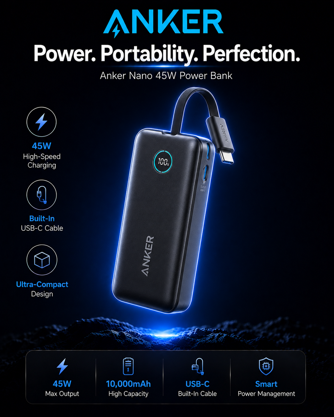 Anker Nano 45W Power Bank Collection