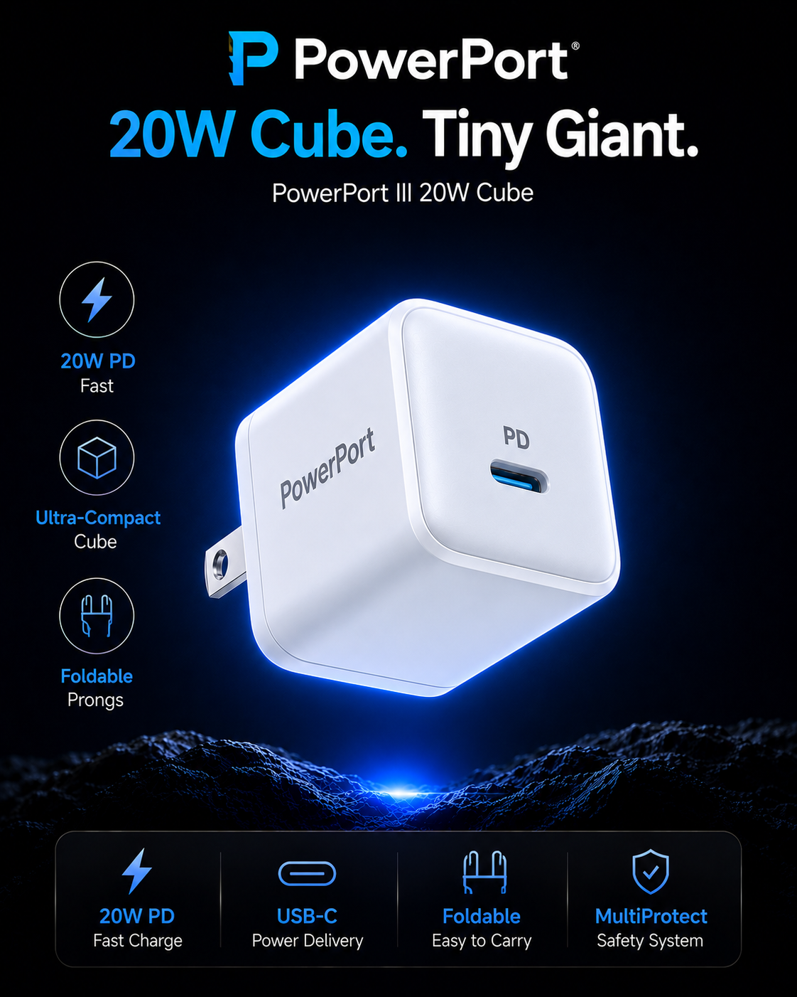 PowerPort III 20W Cube
