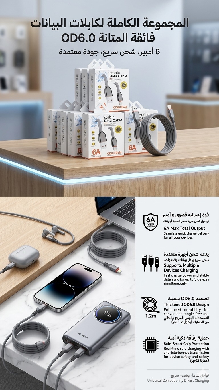 OD6.0 Bold Stable Data Cable Collection