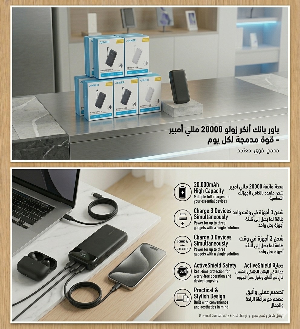 Anker Zolo 20000mAh Power Bank