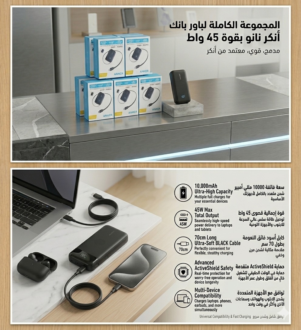 Anker Nano 45W Power Bank Collection